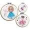Small World Toys Deco Hoop Embroidery Designs & Hoop Pictures Kit